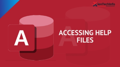 Accessing Help Files