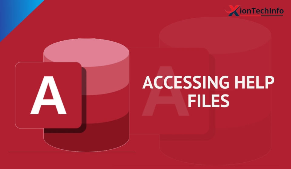 Accessing Help Files