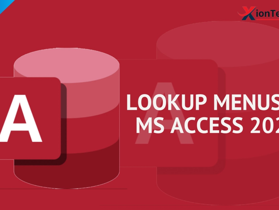 Lookup Menus in MS Access 2021